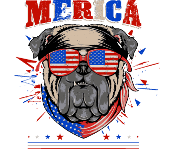 Pugs Rockeros y Patriotas